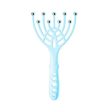 Geniet van ultieme ontspanning met onze 1 stuk vijfvinger hoofdmassager - hoofdhuid- en nekmassager voor stressverlichting en spa-achtige haarverzorging!