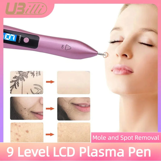 Geavanceerde 9-niveau LCD Plasma Pen voor Effectieve Verwijdering van Donkere Vlekken, Mol, en Tattoo – Draagbare Gezichtsbehandeling voor Zonnenvlekken, Huidtags, en Viruswratten!