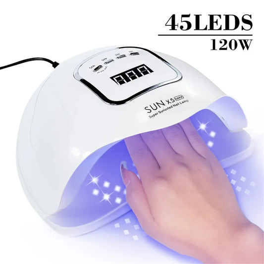 Revolutionaire SUN X5 MAX Nageldroger met Intelligente Sensor - LED Licht voor Snelle en Moeiteloze Verwijdering van Gelpolish!