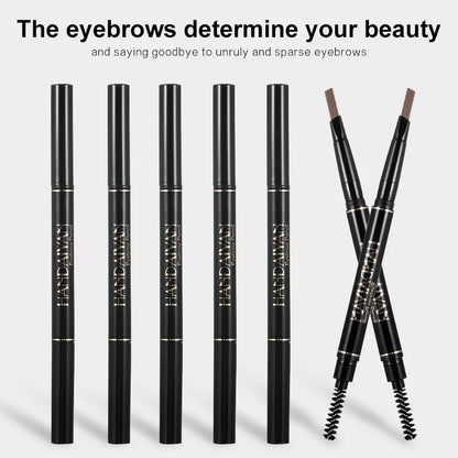 Veelzijdige Dubbelzijdige Oogpotlood - Hoge Pigmentatie, Waterdicht, Langdurige Kleuren voor Perfecte Wenkbrauwen - Perfecte Oogmake-up voor Vrouwen!