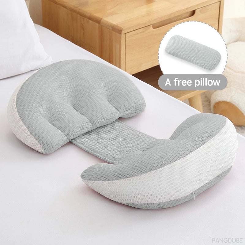 ComfortFit Zwangerschapssteunpillow - Verstelbaar Lichaampil voor Aankomende Moeders, Perfect voor Rustige Slaap en Ultiem Comfort