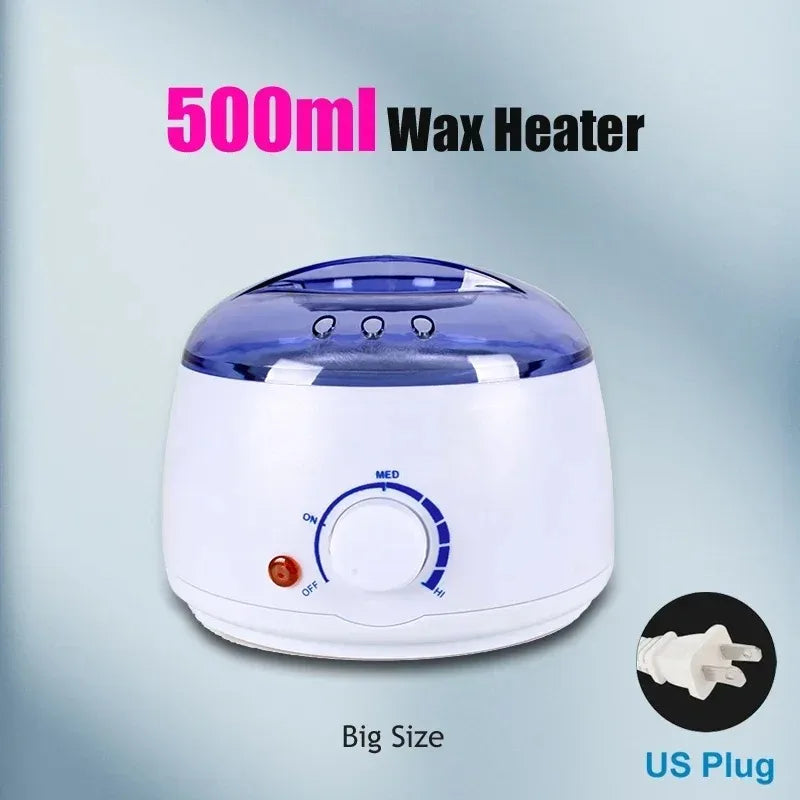 Moeiteloze Haarverwijdering: 500ml Wax Smeltmachine - Snelle Verhitting Epilator met Wax Bonen en Pot