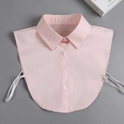 Chic 2024 Voorzijde Strik Witte Afneembare Kant Kraag voor Dames – Vintage Stijl Blouse Accessoire voor een Modebewuste Uiterlijk