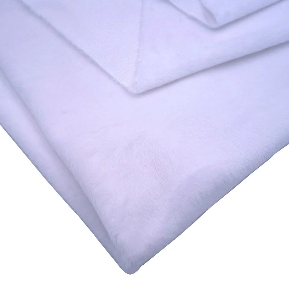 Super Soft Plush Minky Fabric Solid Color Fleece for Dolls Toys DIY Sewing Patchwork Home Textile