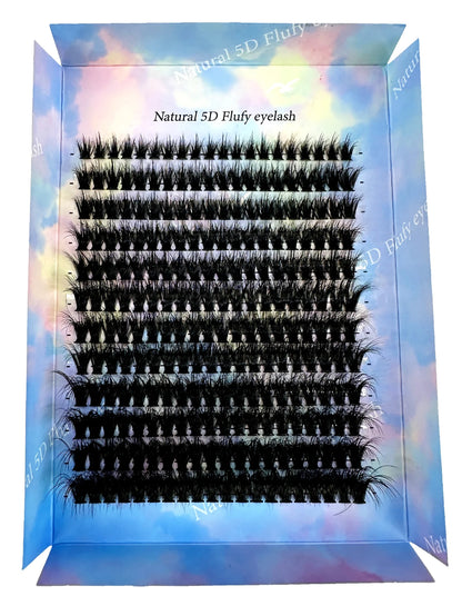 Adembenemende 570/640 stuks Individuele Cluster Wimpers - Dikke & Fluffy 30D/100D Mix Lengte voor Perfecte Doe-Het-Zelf Extensions!
