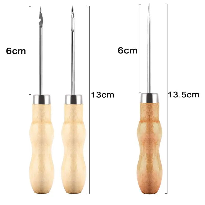 Candle Wick Needle Tool | Wooden Handle Wick Threader for Candle Making | Wick Inserting & DIY Tools