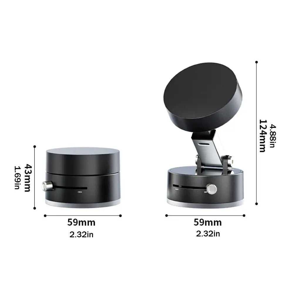 Veelzijdige Dubbelzijdige Zuignap Magnetische Telefoonhouder - Flexibele & Vouwbare Oplossing voor Moeiteloos Gemak!