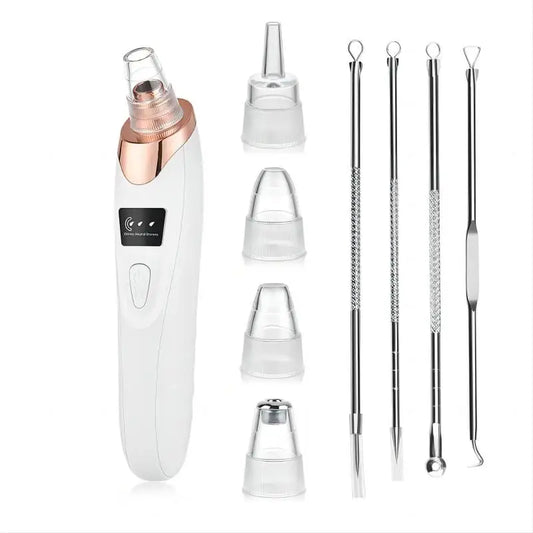 Geavanceerde Zwarte Punt Verwijderaar Vacuüm - Ultieme Porie Reiniger voor Gezicht en Neus - Elektrische Acne Extractie Kit voor Perfecte Huid