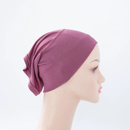 Chic en Stijlvol 56-Kleurige Vrouwen Binnen Hijab Tube Muts - Premium Bamboe Jersey Onderheadscarf voor Moslim Mode