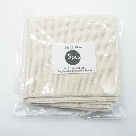 Cotton Embroidery Fabric Punch Needle Cloth Sewing Fabric for Needlework DIY Handmade Crafts