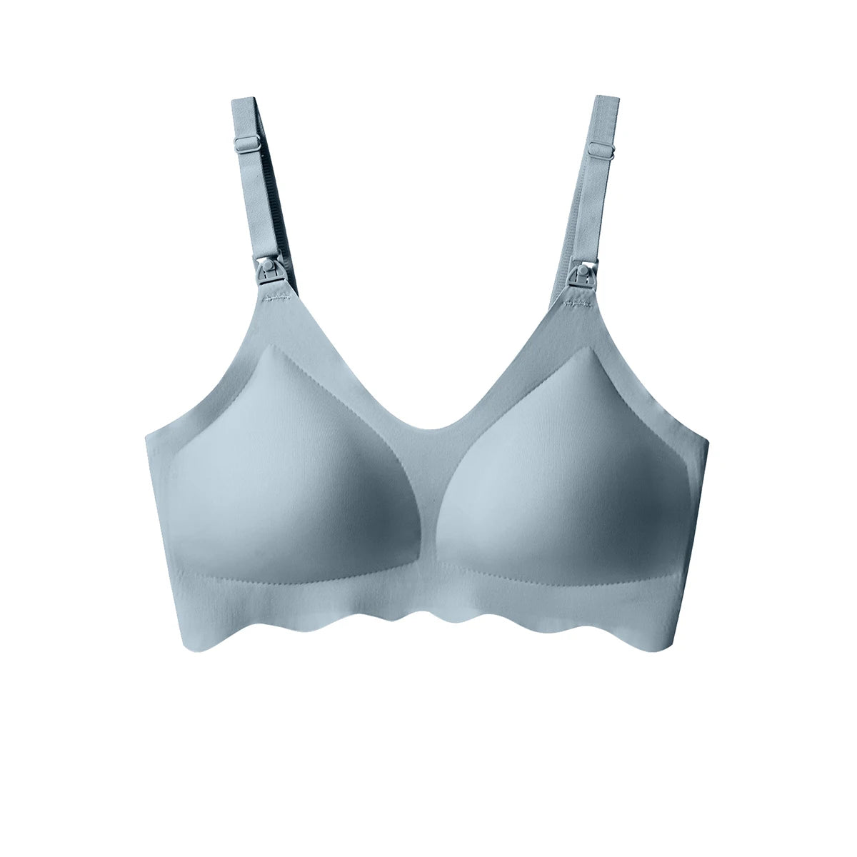 Ultimate Comfort Dames Naadloze en Ademend Ultra-Dunne Borstvoedingsbeha met Afneembare Kenmerken