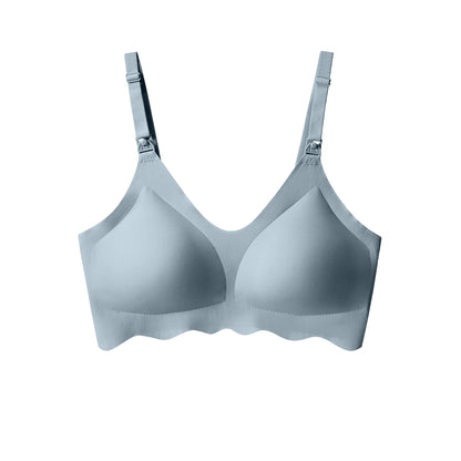 Ultimate Comfort Dames Naadloze en Ademend Ultra-Dunne Borstvoedingsbeha met Afneembare Kenmerken