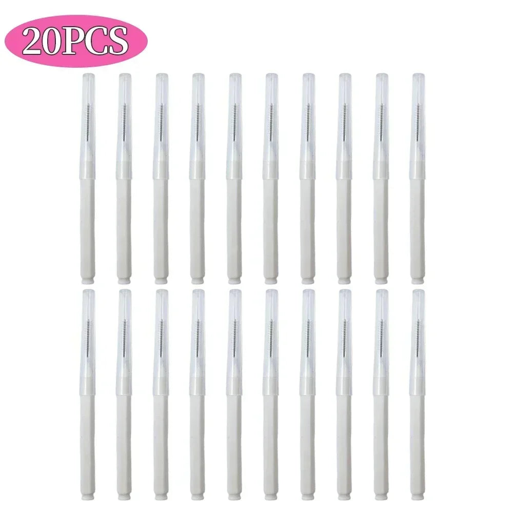 Set van 5/10/50 Mini Wenkbrauw Permanent Borstels - Wegwerp, Buigbare Wenkbrauw Lift Gereedschappen voor Perfecte Wimpers!
