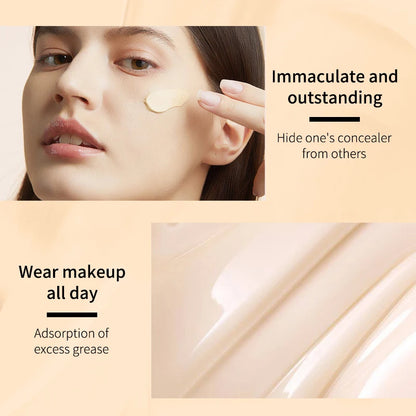 Ocheal 30g CC Cream Foundation - Waterdichte Concealer & Vochtinbrengende Zonnebrandcrème met SPF 50+ voor Langdurige, Verhelderende Make-up Primer