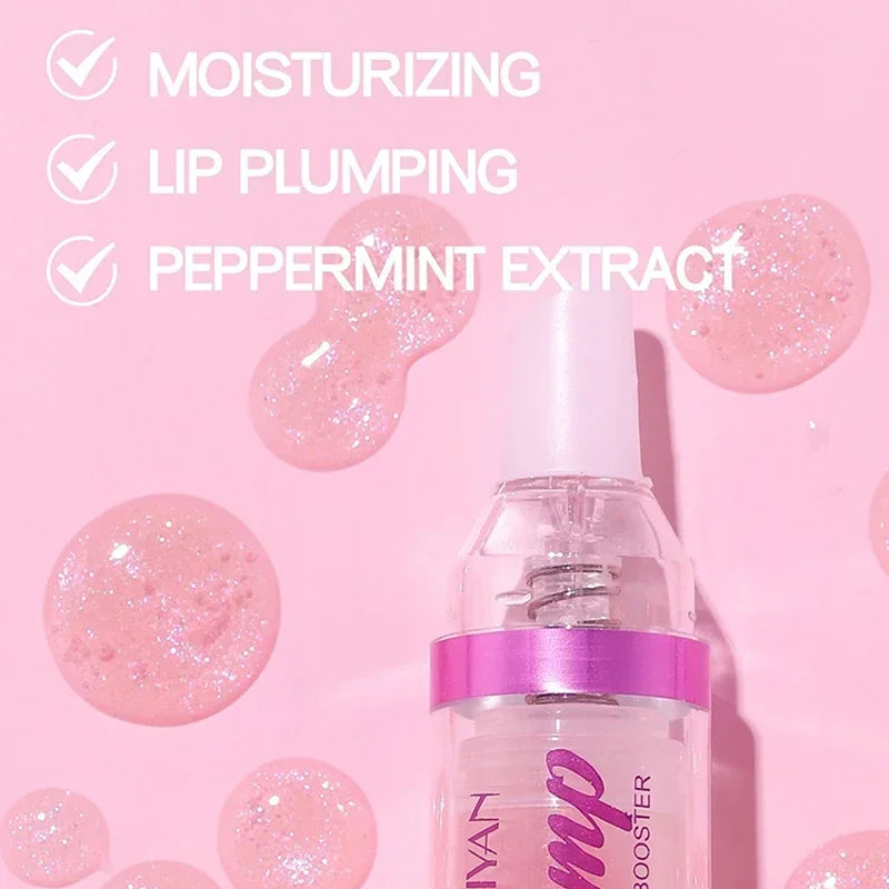 Bereik Weelderige Lippen met PLUMP POUT Lip Plumping Booster Gloss - Hoge Glans, Extreme Glans, en Kristalvolume Lipolie voor een Volle, Mooie Lippen!