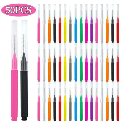 Set van 5/10/50 Mini Wenkbrauw Permanent Borstels - Wegwerp, Buigbare Wenkbrauw Lift Gereedschappen voor Perfecte Wimpers!