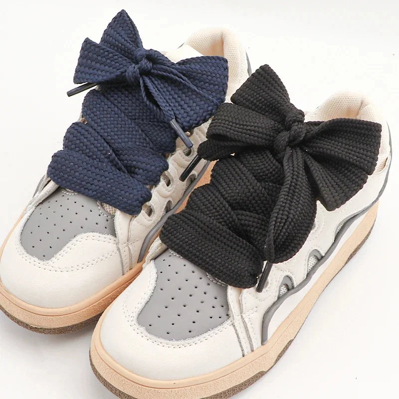 Stijlvolle Platte Veters voor Casual Sneakers - Perfect voor zowel Mannen als Vrouwen - Verkrijgbaar in Meerdere Lengtes: 100/120/140/160CM!
