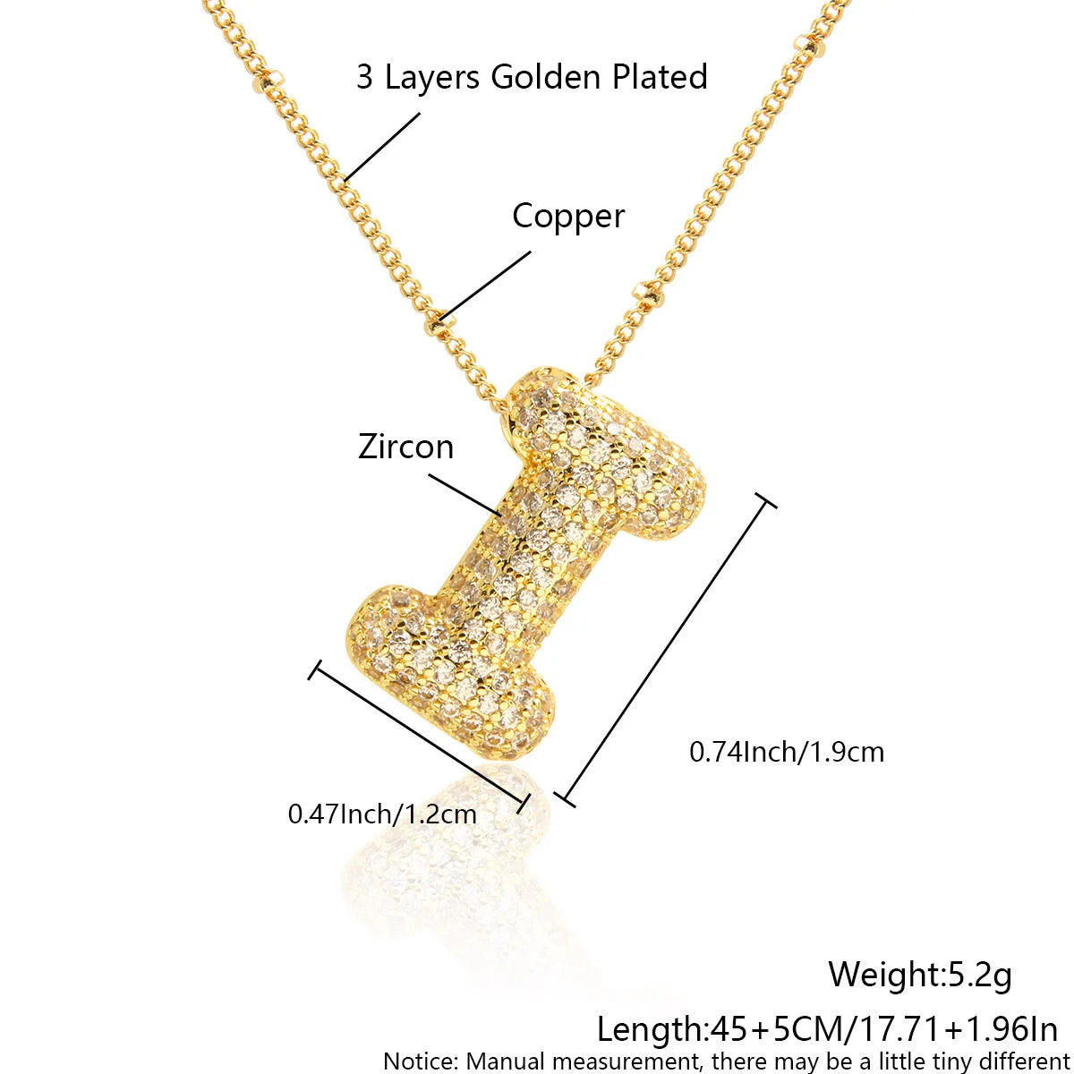 Prachtige Luxe Zirkon Kristal 26 Engelse Letters RVS Kettingen voor Vrouwen – Trendy Choker Ketting Sieraden Groothandel
