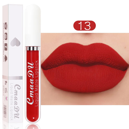 CmaaDu 18 Matte Mist Lip Glaze - Langdurige Waterproof Hydraterende Lipgloss voor een Natuurlijk Gezonde Glimlach