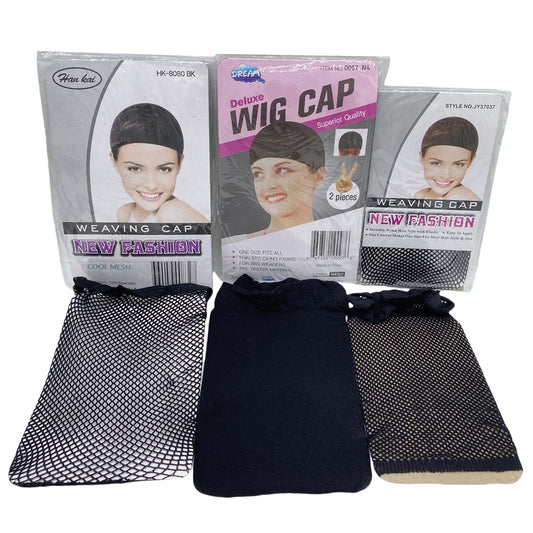 Set van 2 Betaalbare Rekbare Nylon Peruken Caps – Perfect voor Peruken en Kaal Uiterlijk!