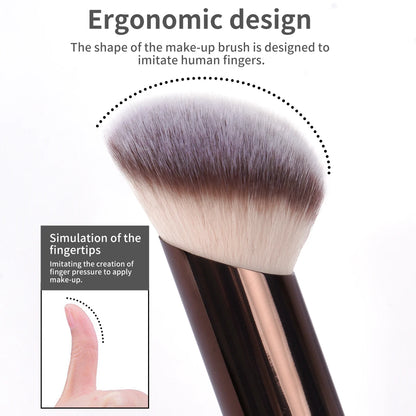 Deluxe Dubbelzijdige Make-up Penselen voor Perfecte Foundation, Concealer, Blush en Bronzer - Ultra-Zachte Vezel Schoonheidtools