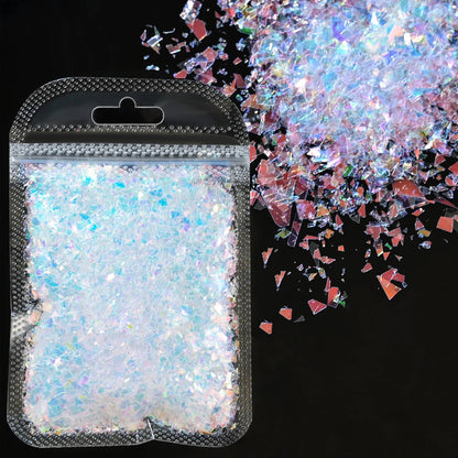 10g Blauw Groene Gloei-in-het-Donker Nagelpoeder - Luminieuze Pigmentstof voor Indrukwekkende Sieraden en Knutsel Decoraties