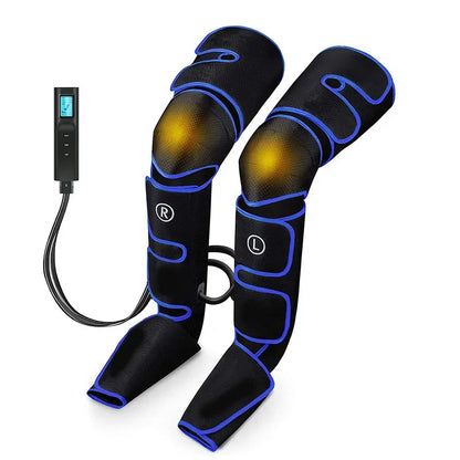 Ultieme Elektrische Spierontspanner voor de Benen - 6 Modes Luchtcompressie Herstellaarzen voor Lymfevrijgave, Voetvermoeidheidverlichting & Verzachtende Hitte Massagegerät