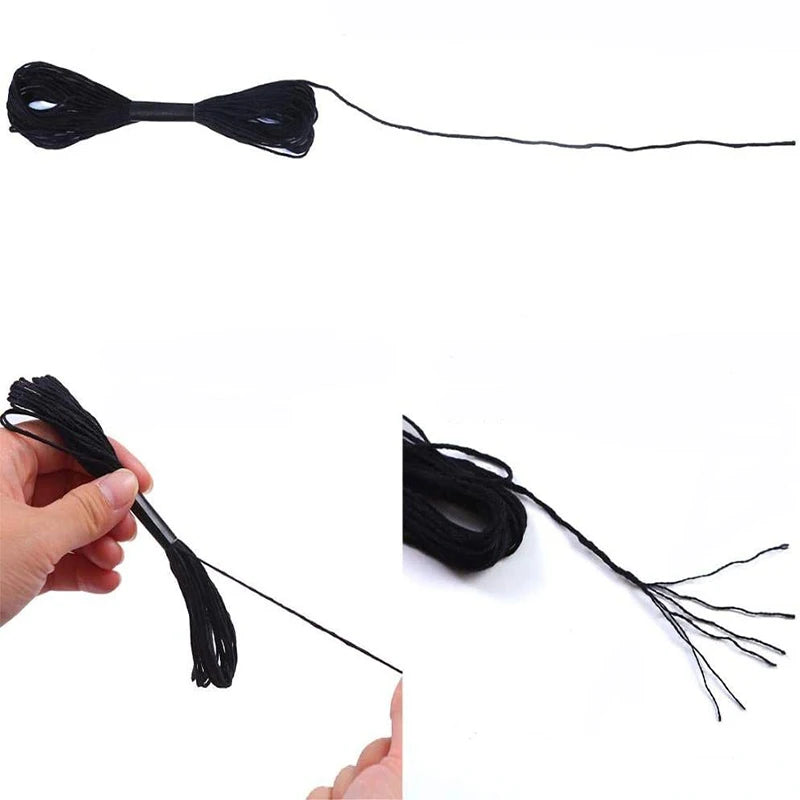 Fil à broder noir et blanc 24 échevettes point de croix couture broderie DIY loisirs créatifs