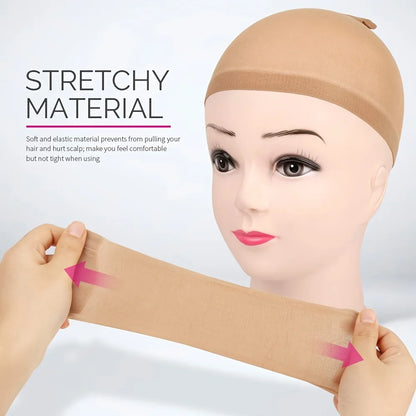 Premium HD Haarnetten - Antislip Rekbare Nylon Hoofdmutsen voor Vrouwen (4/10/40 stuks) - Zacht, Ademend en Gesloten Ontwerp
