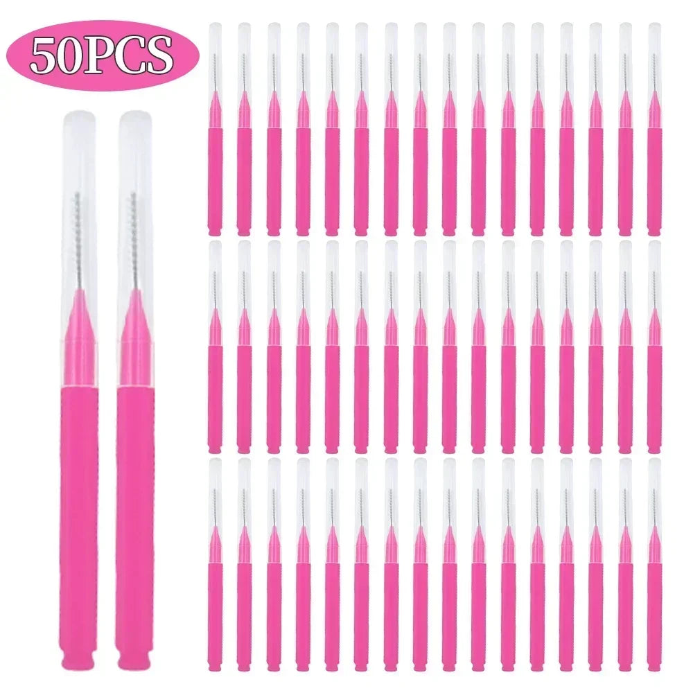 Set van 5/10/50 Mini Wenkbrauw Permanent Borstels - Wegwerp, Buigbare Wenkbrauw Lift Gereedschappen voor Perfecte Wimpers!