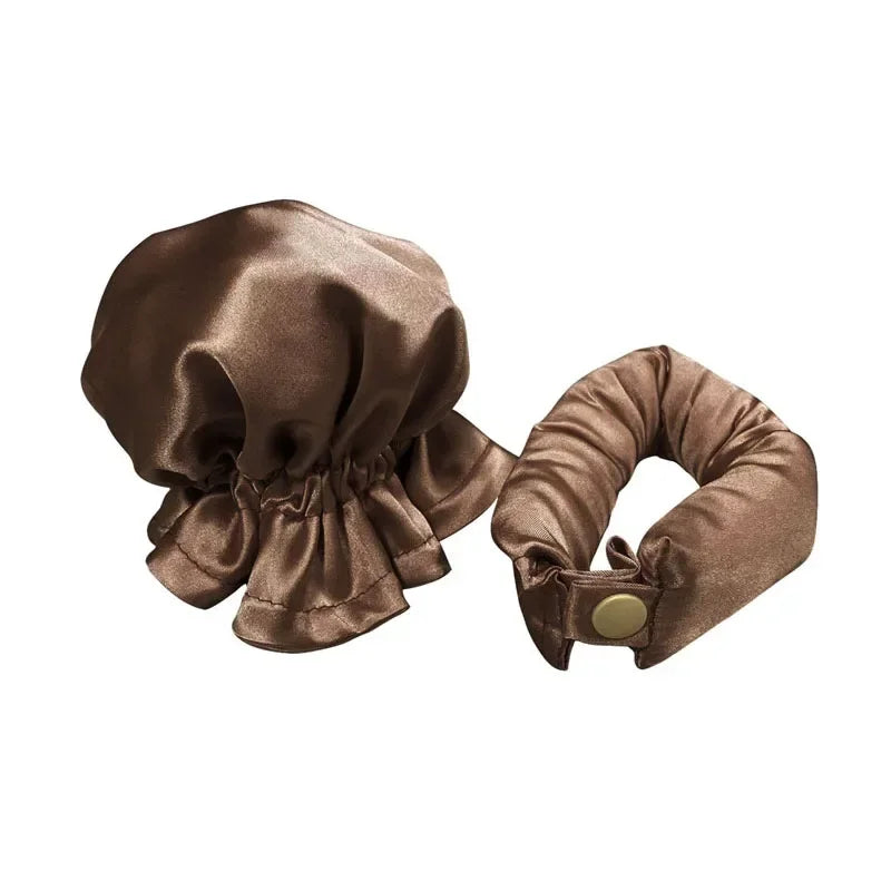 Revolutionaire Hittevrije Krulstaaf: Luxueuze Zijde Krullen zonder Hitte - Zachte Haarrollers en Comfortabele Slaapband voor Makkelijke Haarstyling!