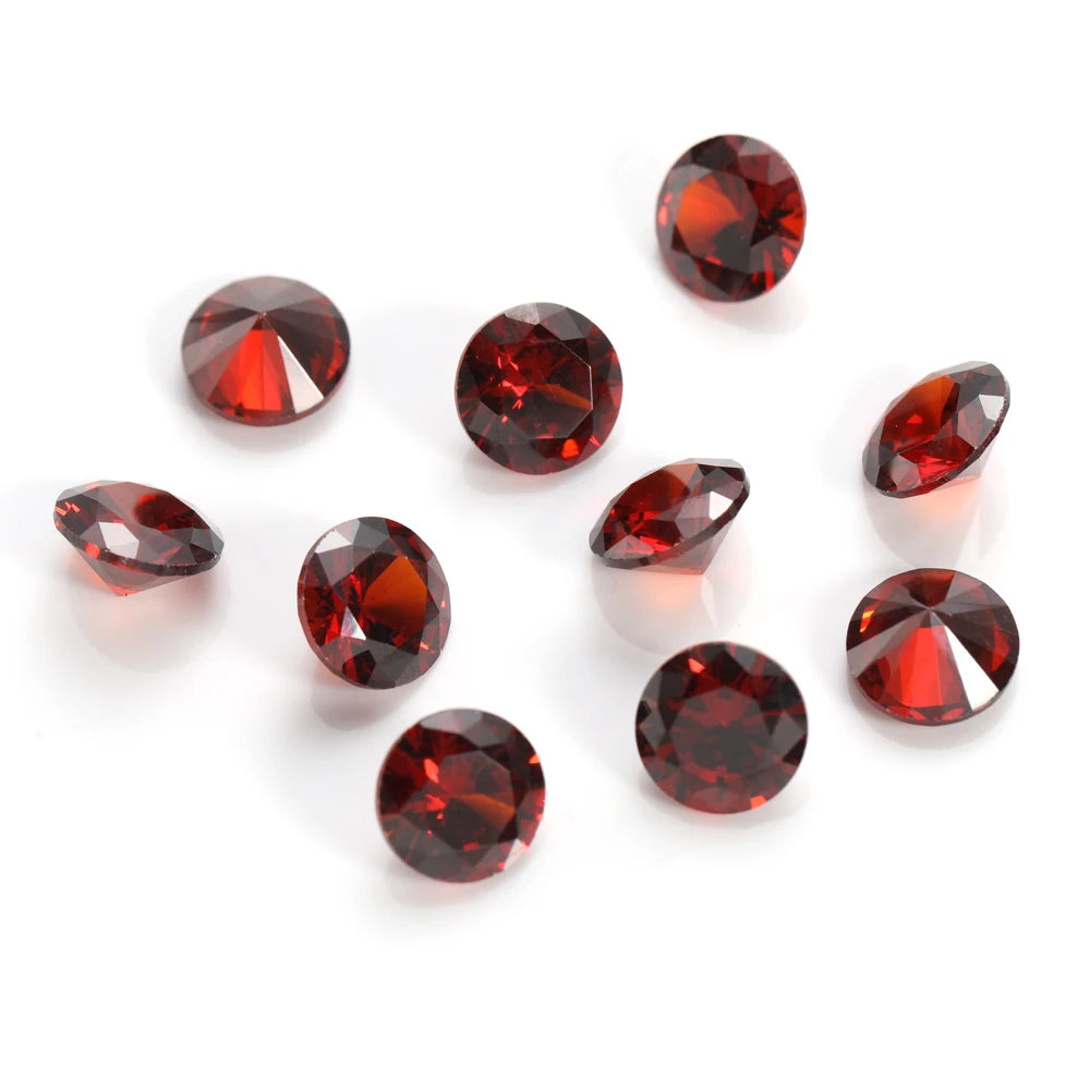 50 Pieces of 4-10mm Round Pointback Rhinestones Crystal Glue On Zirconia Stones for Jewelry Making Nail Art Garment Decoration