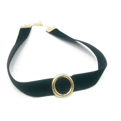 Elegante Vintage Fluwelen Parels Choker - Korte Zwarte Sleutelbeen Kraag Ketting voor Vrouwen - Perfecte Gotische Accessoire
