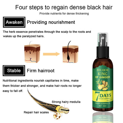 Revitaliseer je haar met Ginger Care Groei Essentie: Voedende Spray voor Hoofdmassage en Ultieme Haarherstel!