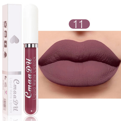 CmaaDu 18 Matte Mist Lip Glaze - Langdurige Waterproof Hydraterende Lipgloss voor een Natuurlijk Gezonde Glimlach