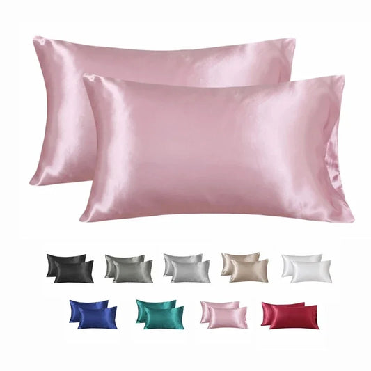 Luxueuze 100% Zijde Kussenhoes – Zijdeachtige Satijnen Schoonheidsessentieel voor Haarverzorging en Thuisdecoratie Comfort!