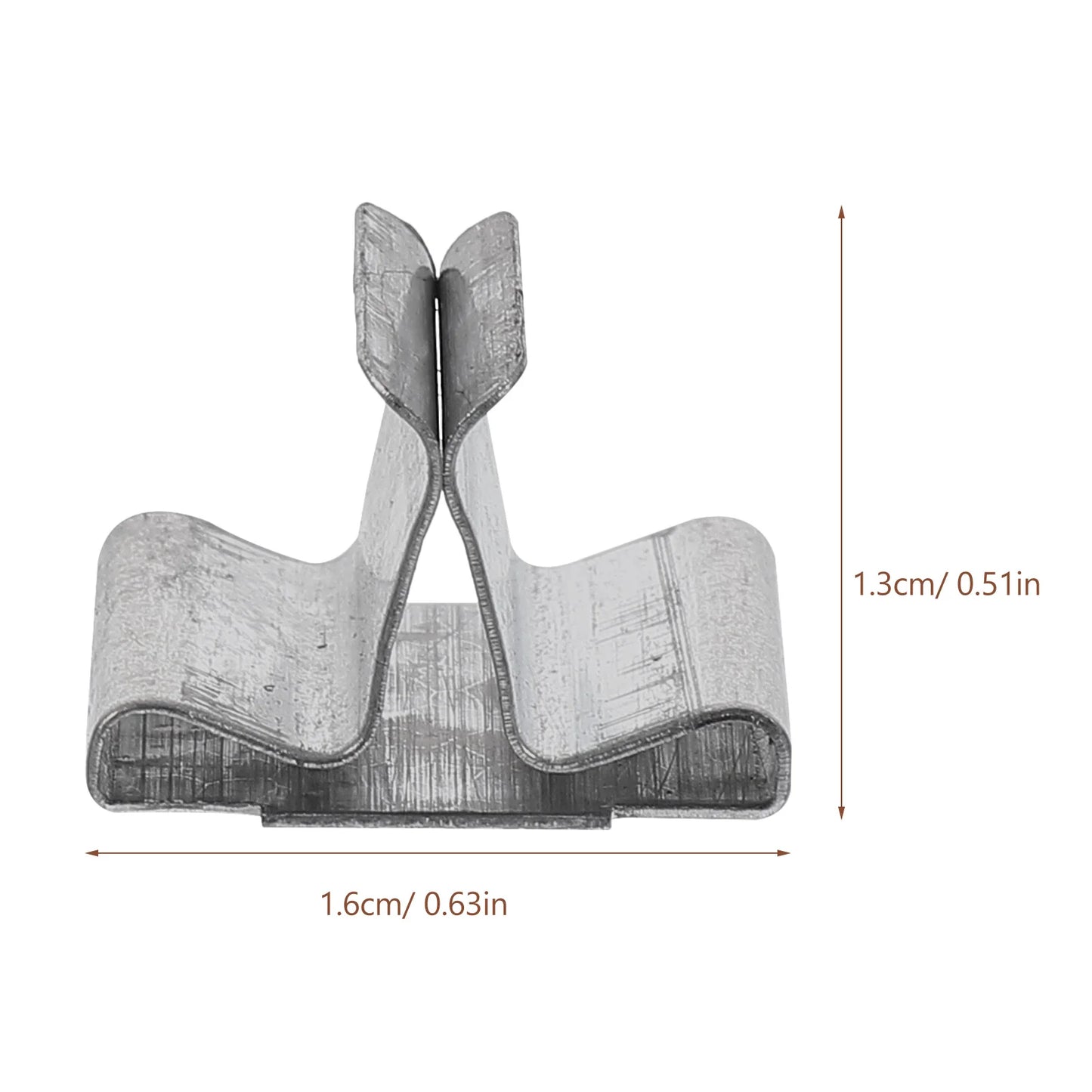 100pcs Metal Candle Wick Tabs Base Clips Universal Wick Holders for DIY Candle Making Supplies