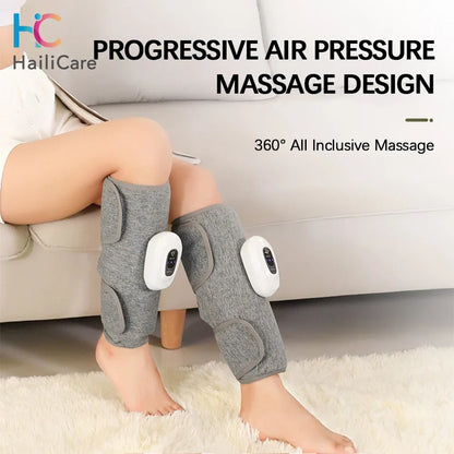 Oplaadbare Draadloze Elektrische Beenmassager met Luchtcompressie - 3 Modi van 360° Kuitmassage voor Ultieme Ontspanning