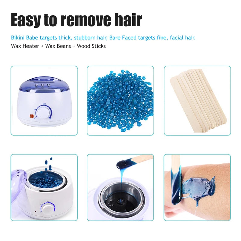 Moeiteloze Haarverwijdering: 500ml Wax Smeltmachine - Snelle Verhitting Epilator met Wax Bonen en Pot