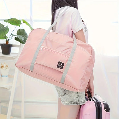 Stylische Vouwbare Reis Duffel Bag – Perfecte Airline Draagtas voor Vrouwen en Meisjes, Ruim en Lichtgewicht voor Weekenduitjes en Nachtelijke Avonturen!