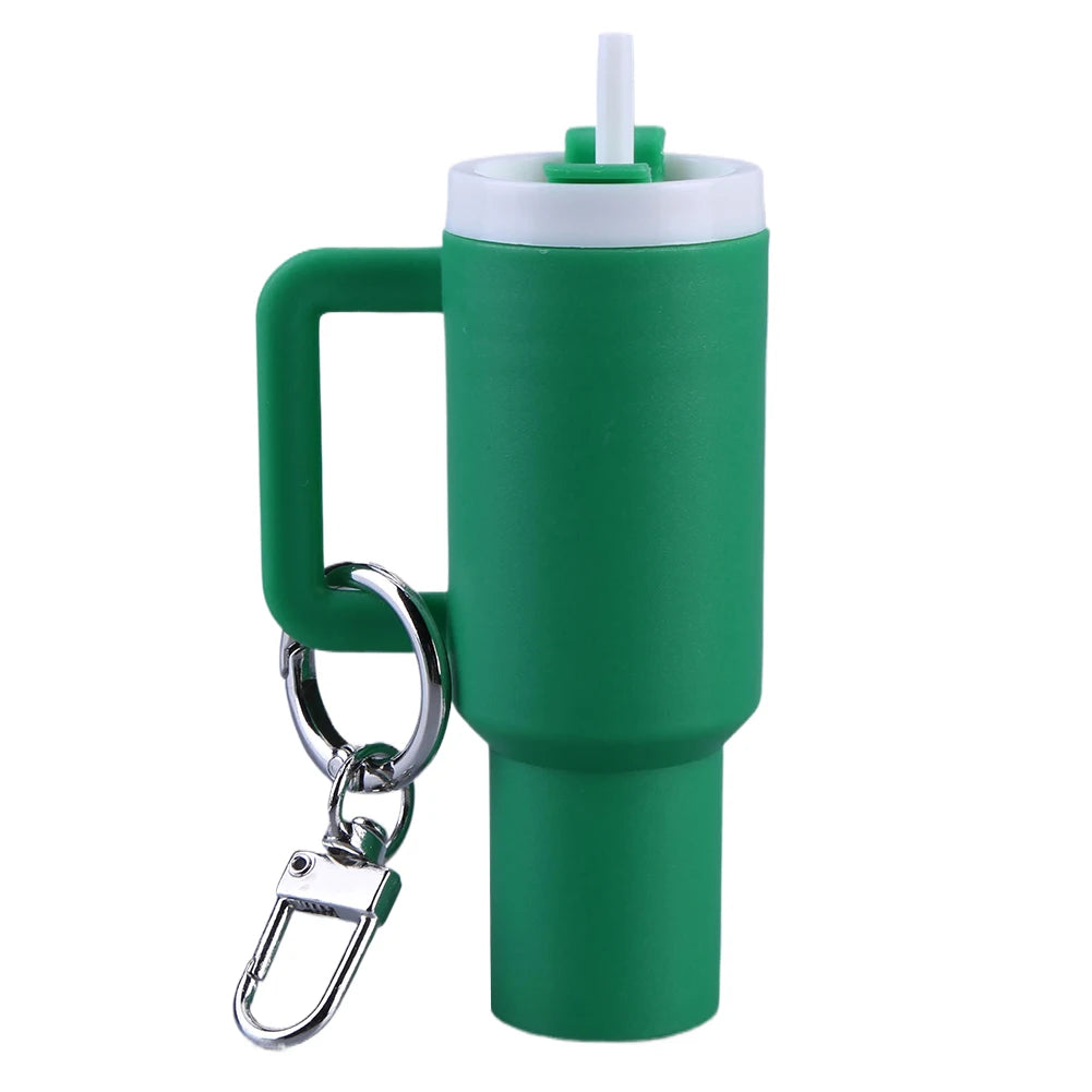 Schattige Mini Tumbler Sleutelhanger - Veelzijdige Chapstick Houder & Charmante Handtas Accessoire voor Schooltassen!