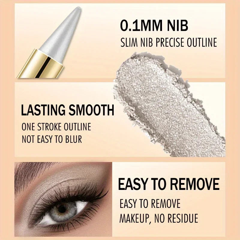 Dubbel Set van Zwarte & Bruine Gel Eyeliner Pencils - Waterdichte Oogmake-up Sticks voor Moeiteloze, Ongelooflijke Looks!