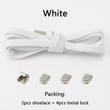 Moeteloze Elastische Geen-Knoop Veters voor Sneakers - Perfecte Pasvorm voor Kinderen en Volwassenen!