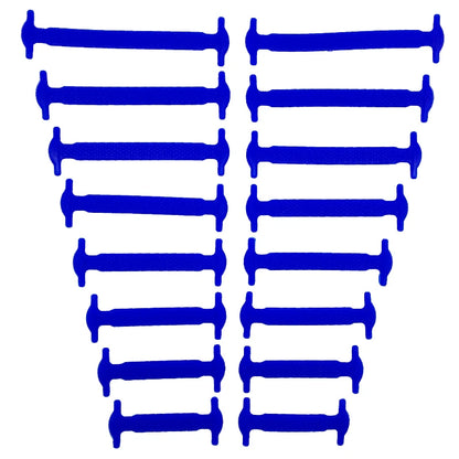 16-delige set van creatieve silicone veters zonder knopen – 12 levendige kleuren van elastische luie veters voor moeiteloze stijl!