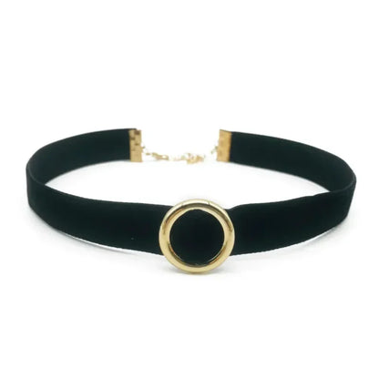 Elegante Vintage Fluwelen Parels Choker - Korte Zwarte Sleutelbeen Kraag Ketting voor Vrouwen - Perfecte Gotische Accessoire
