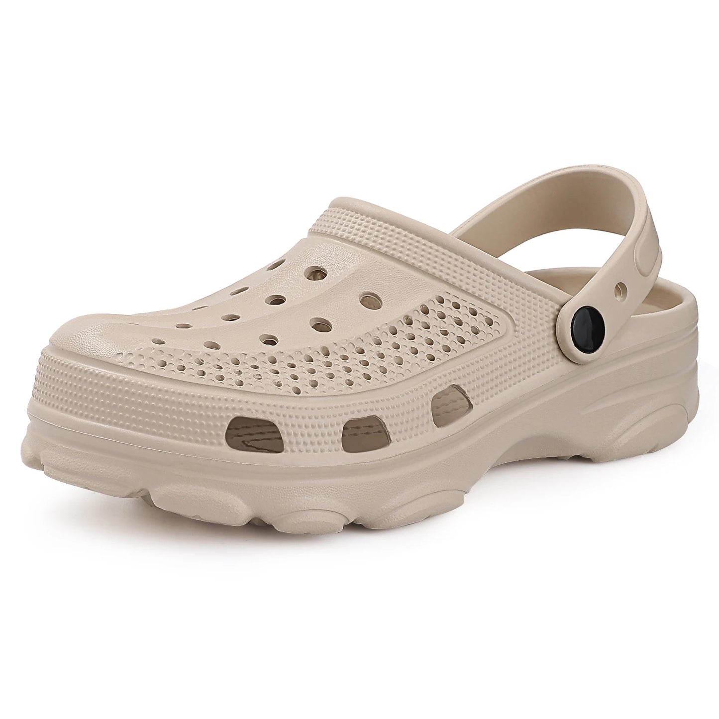 Comwarm Heren Ademend Klompen en Sandalen - Comfortabele Antislip Strand- en Tuinvoetwear voor Binnen- en Buitensporten