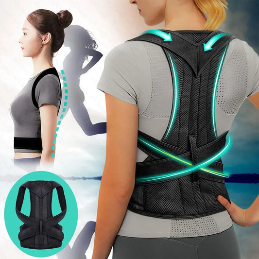 Posture Perfect Verstelbare Rugsteun: Comfortabele en Ademende Bandjes voor Kinderen om Rugpijn te Verlichten