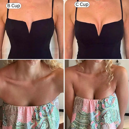 Revolutionaire Dubbelzijdige Kleefpush-up Bh Invoegsels voor Vrouwen - Dikke Spons Borstlift Kussens Perfect voor Badmode en Bikinis!