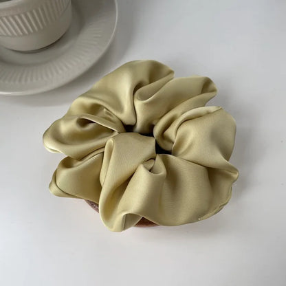 Chique Franse Zijde Haaraccessoires voor Vrouwen - Getextureerde Satijnen Scrunchies en Haartjes voor Stijlvolle Uiterlijk