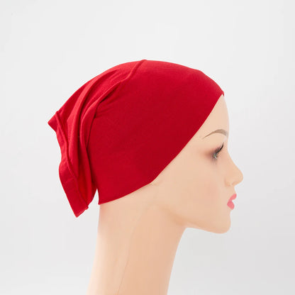 Chic en Stijlvol 56-Kleurige Vrouwen Binnen Hijab Tube Muts - Premium Bamboe Jersey Onderheadscarf voor Moslim Mode